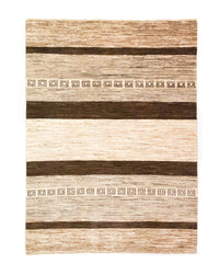 インド ギャベ 絨毯 196x142cm - ウールラグ – product image