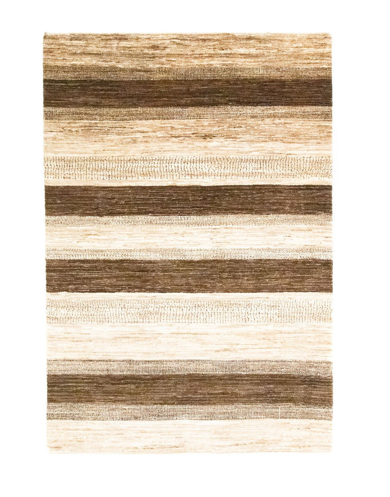 インド ギャベ 絨毯 205x141cm - ウールラグ