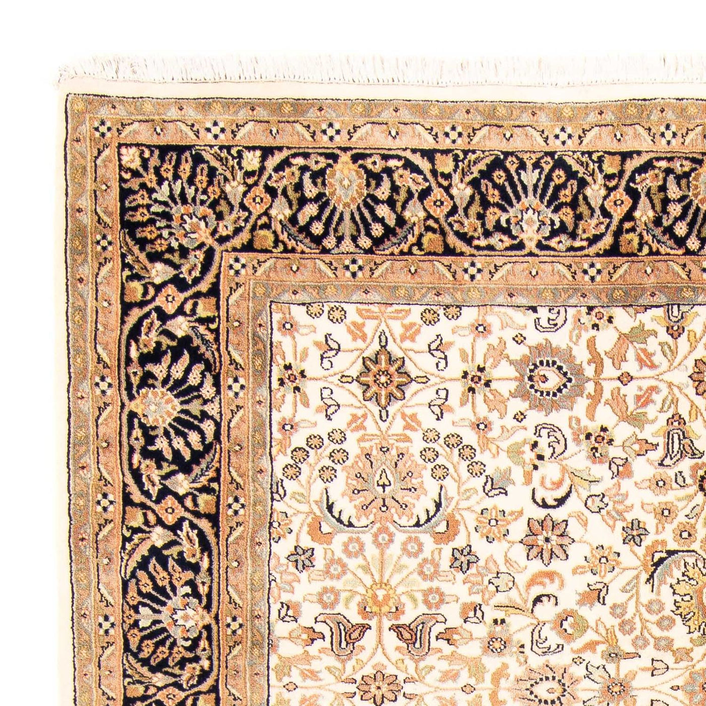 インド カシャーン 絨毯 242x170cm - オリエンタル絨毯