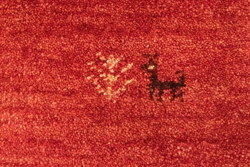 ペルシャギャベ 絨毯 143x100cm - ペルシャウールラグ