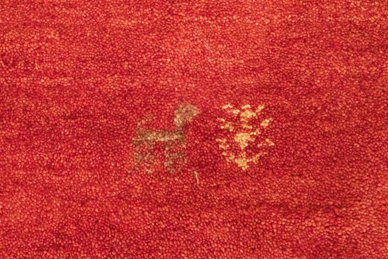 ペルシャギャベ 絨毯 145x100cm - ペルシャウールラグ
