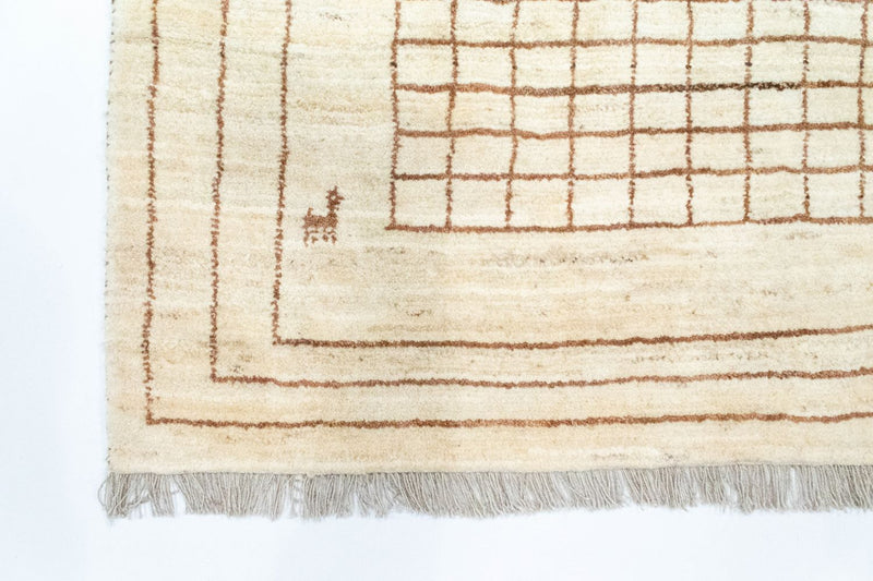 ペルシャギャベ 絨毯 145x100cm - ペルシャウールラグ