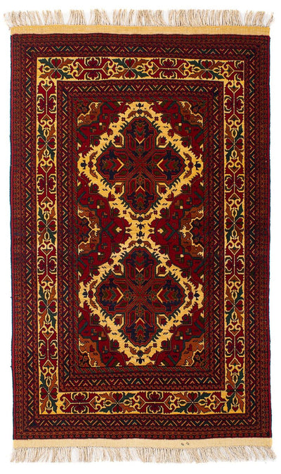 アフガン絨毯 93x145cm - オリエンタル絨毯