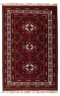 アフガン絨毯 145x93cm - オリエンタル絨毯 – product image