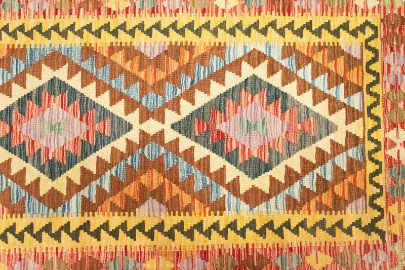 キリム アフガン 絨毯 200x99cm
