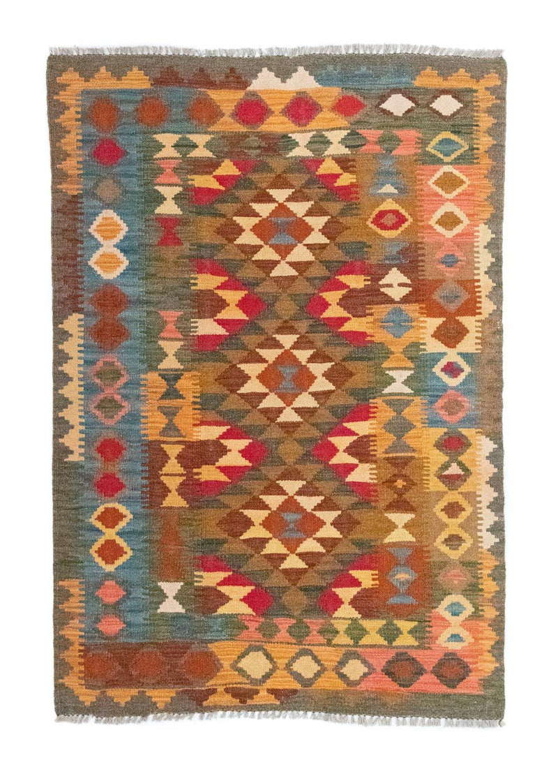 キリム アフガン 絨毯 152x102cm