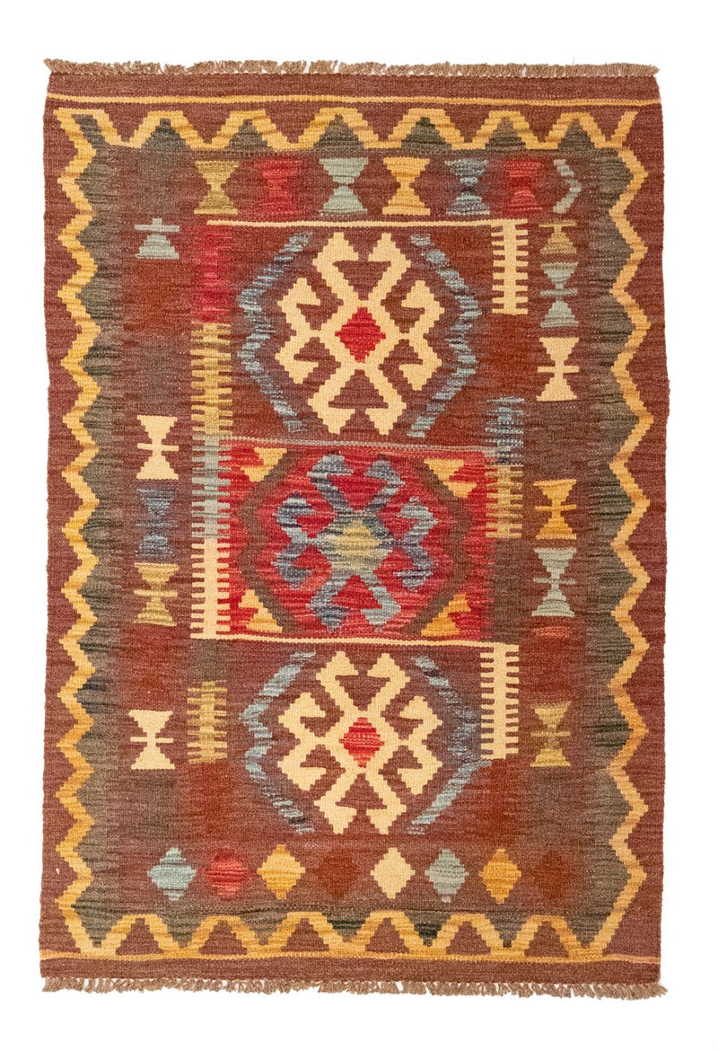 キリム アフガン 絨毯 125x86cm