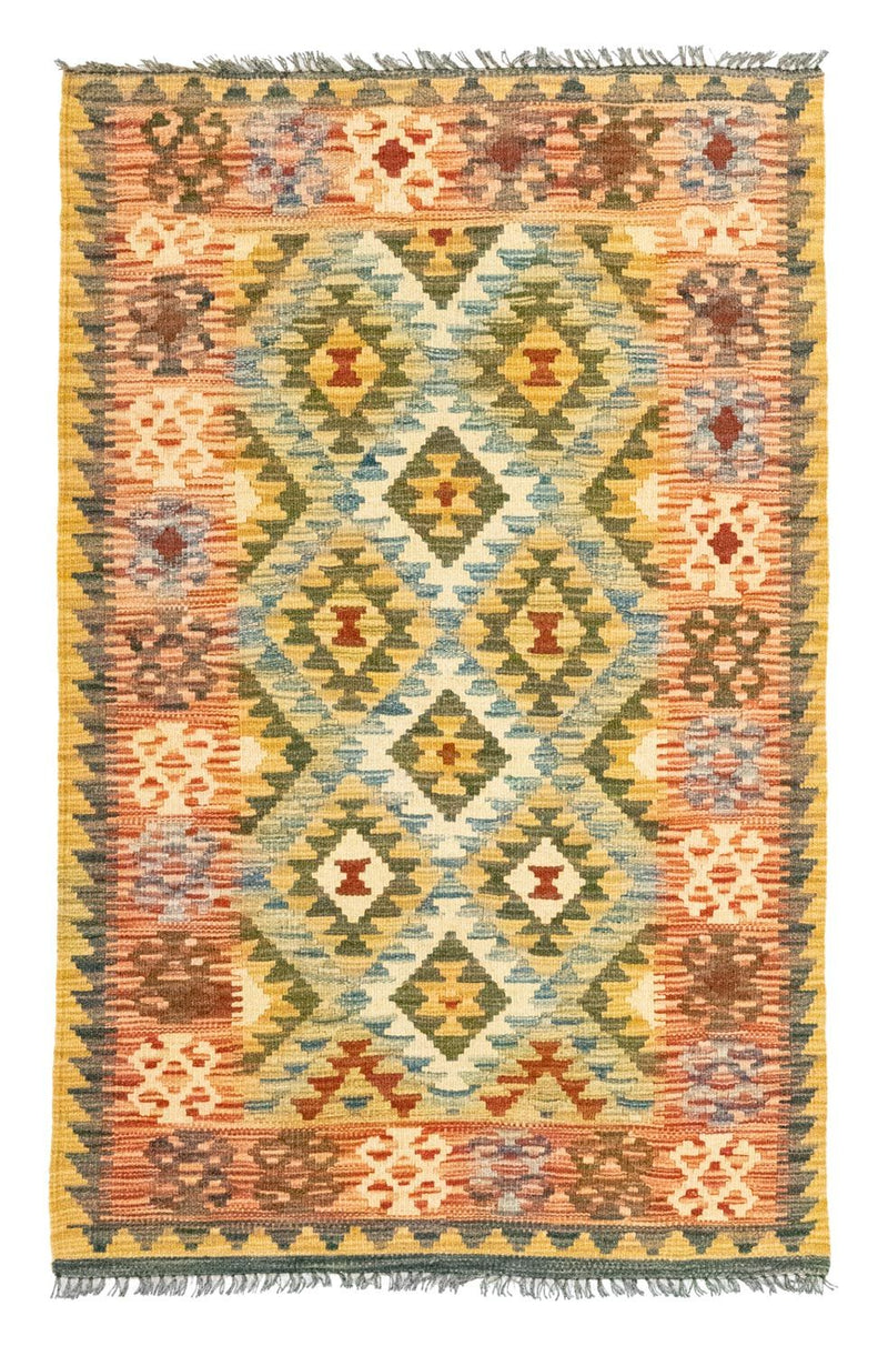 キリム アフガン 絨毯 131x83cm