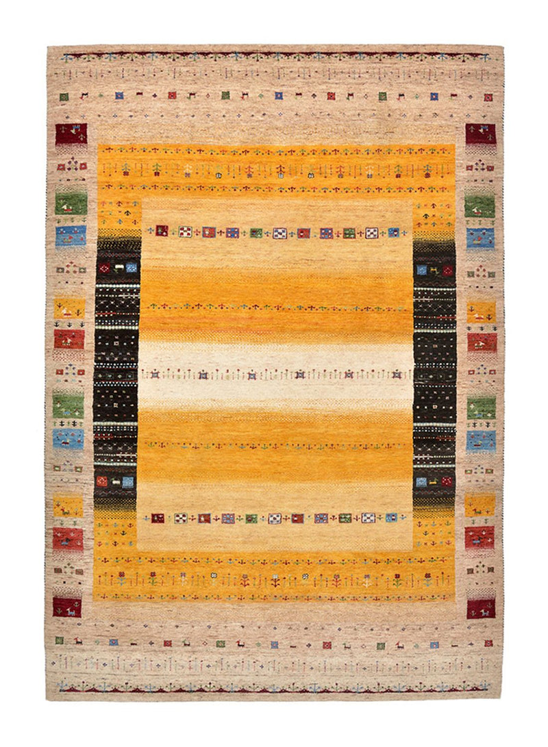 インド ロリバフト 絨毯 245x173cm - ウールラグ