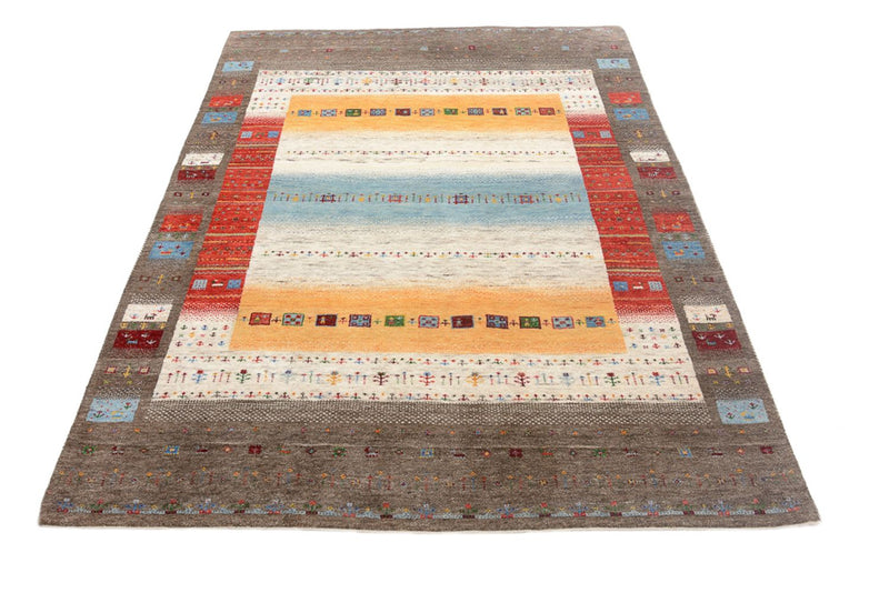 インド ロリバフト 絨毯 203x146cm - ウールラグ