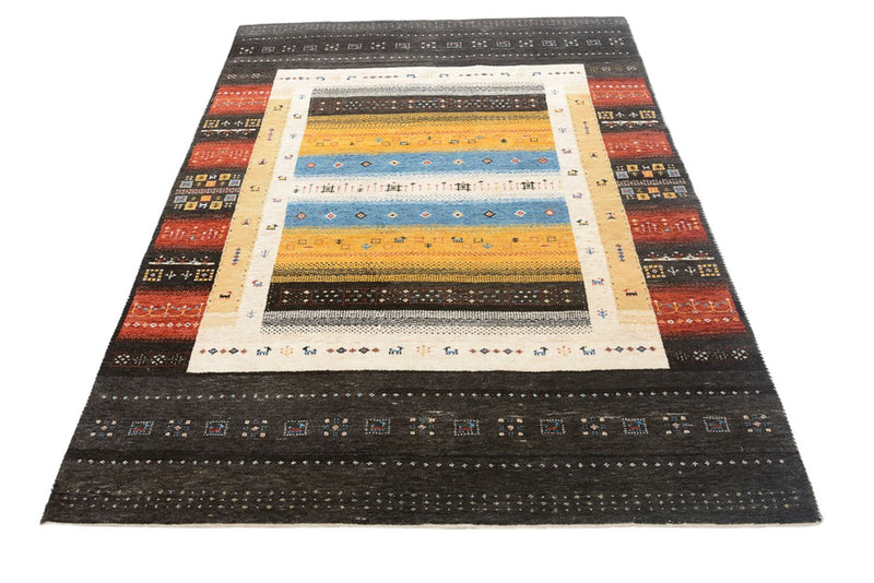 インド ロリバフト 絨毯 212x143cm - ウールラグ