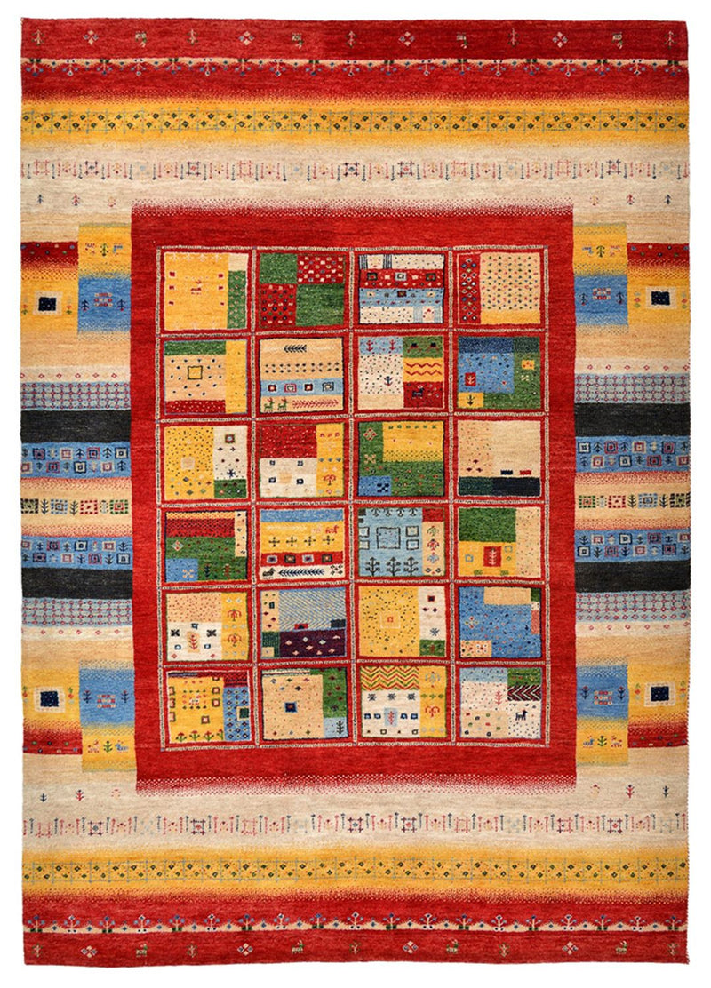 インド ロリバフト 絨毯 236x169cm - ウールラグ