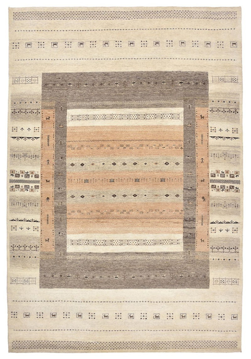 インド ロリバフト 絨毯 299x205cm - ウールラグ