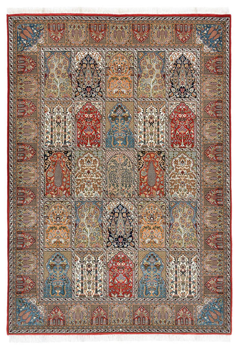 インド ゴム 絨毯 242x172cm - オリエンタル絨毯