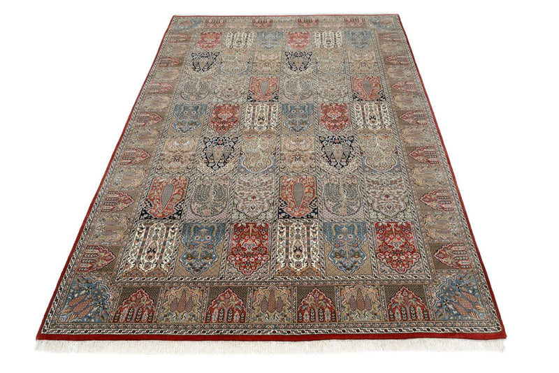 インド ゴム 絨毯 306x211cm - オリエンタル絨毯