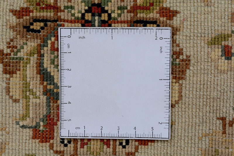 インド タブリーズ 絨毯 214x155cm - オリエンタル絨毯