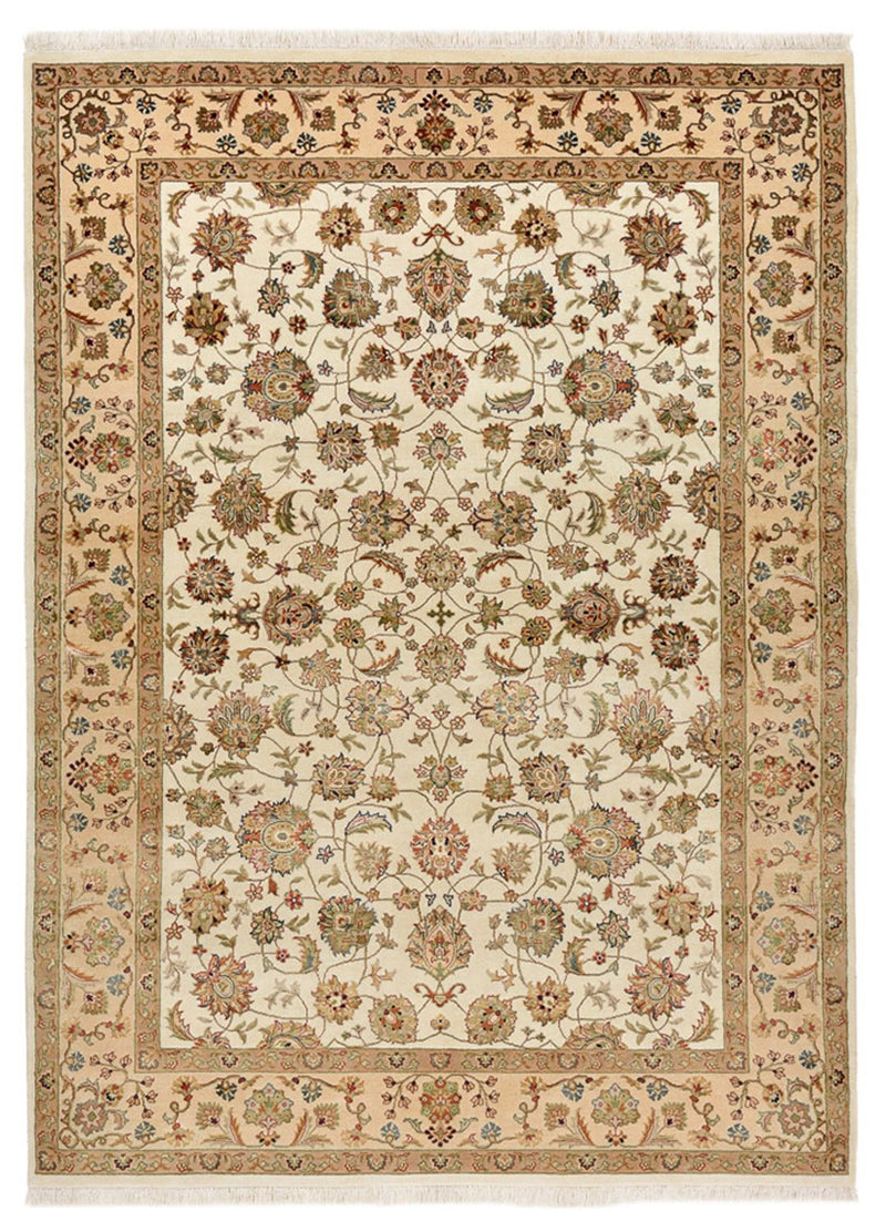 インド タブリーズ 絨毯 210x153cm - オリエンタル絨毯