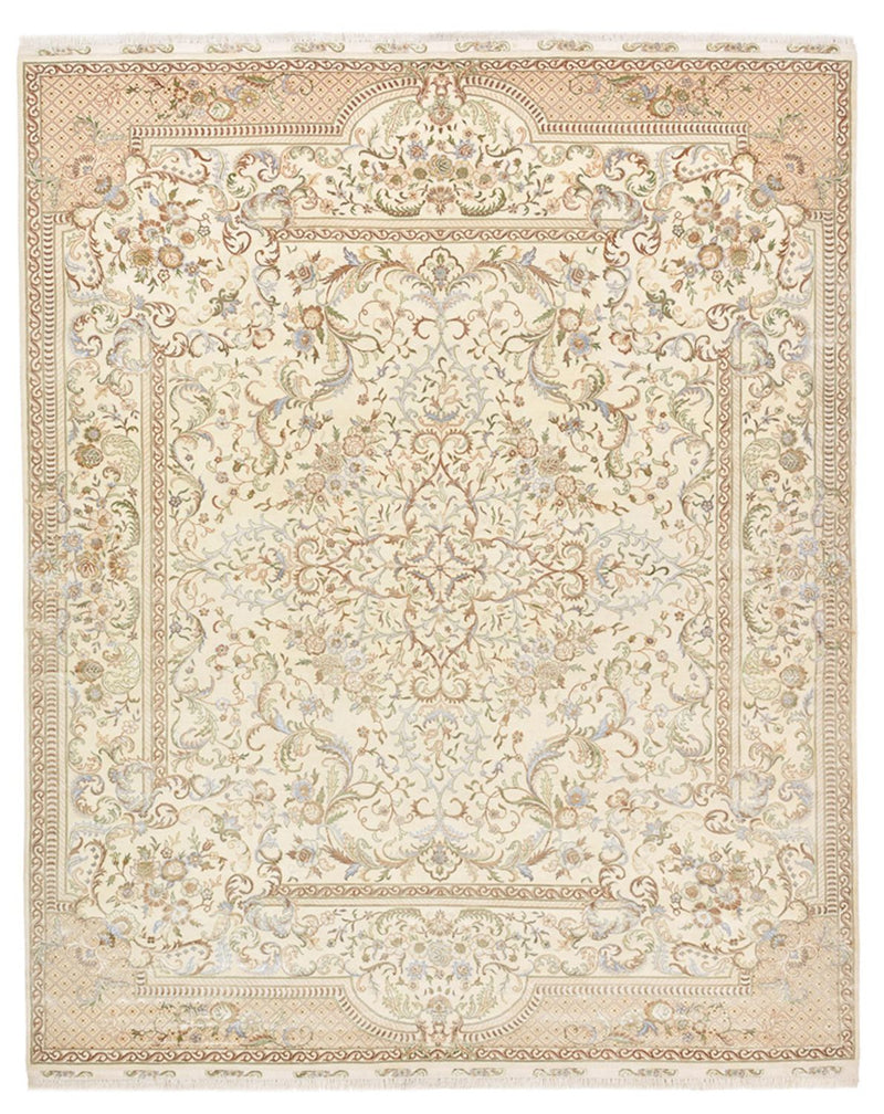 インド タブリーズ 絨毯 309x247cm - オリエンタル絨毯