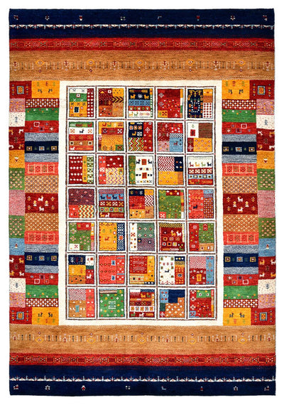 インド ロリバフト 絨毯 170x245cm - ウールラグ