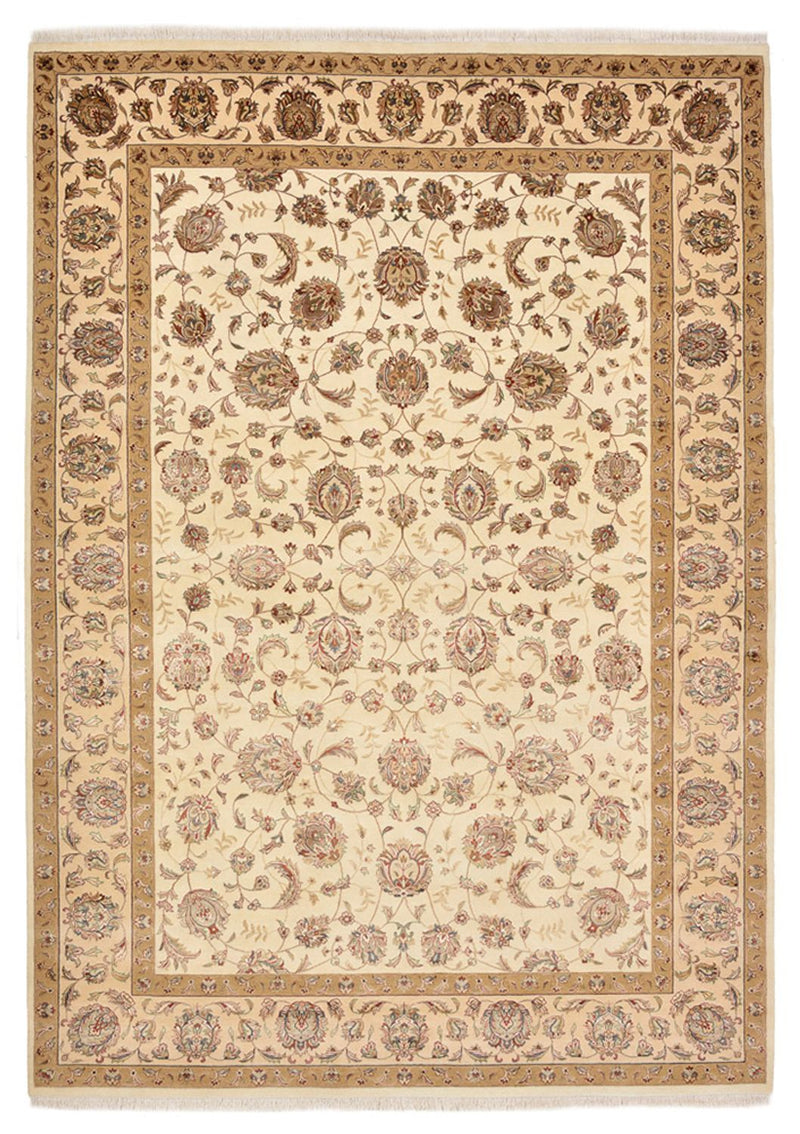 インド タブリーズ 絨毯 305x217cm - オリエンタル絨毯