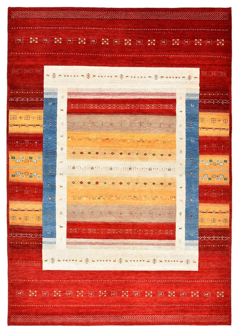 インド ロリバフト 絨毯 349x248cm - ウールラグ