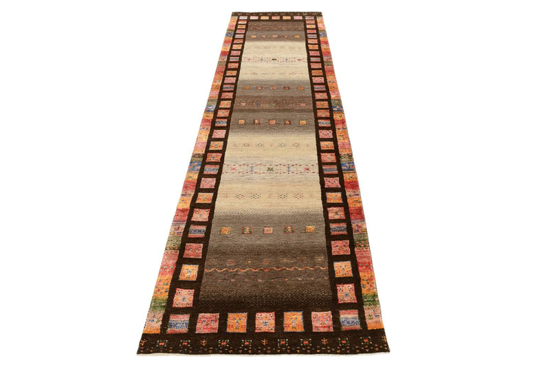 インド ロリバフト 絨毯 306x80cm - ウールラグ