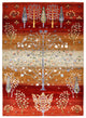 インド ロリバフト 絨毯 242x177cm - ウールラグ