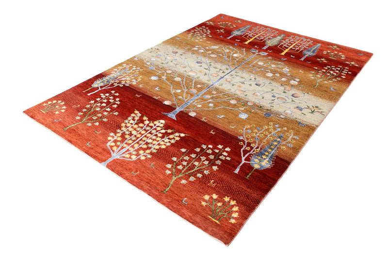 インド ロリバフト 絨毯 242x177cm - ウールラグ