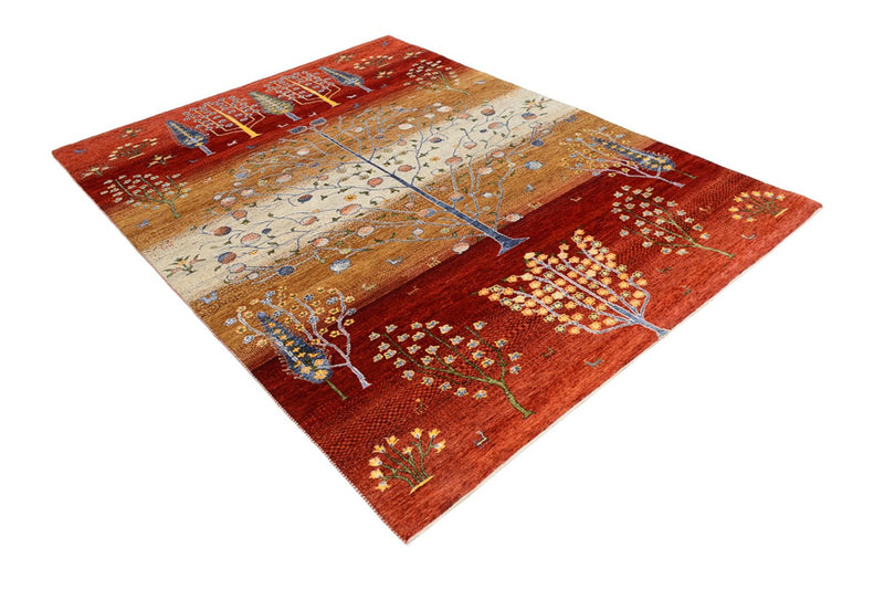 インド ロリバフト 絨毯 242x177cm - ウールラグ