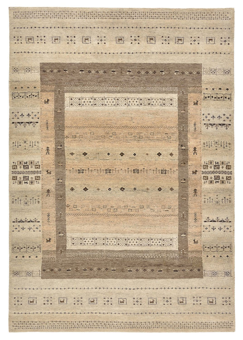 インド ロリバフト 絨毯 203x146cm - ウールラグ