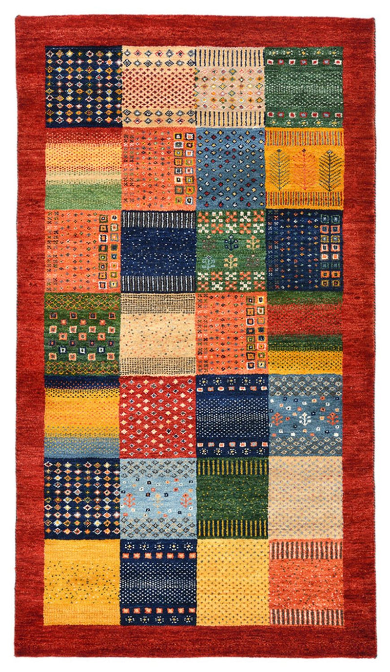 インド ロリバフト 絨毯 162x91cm - ウールラグ