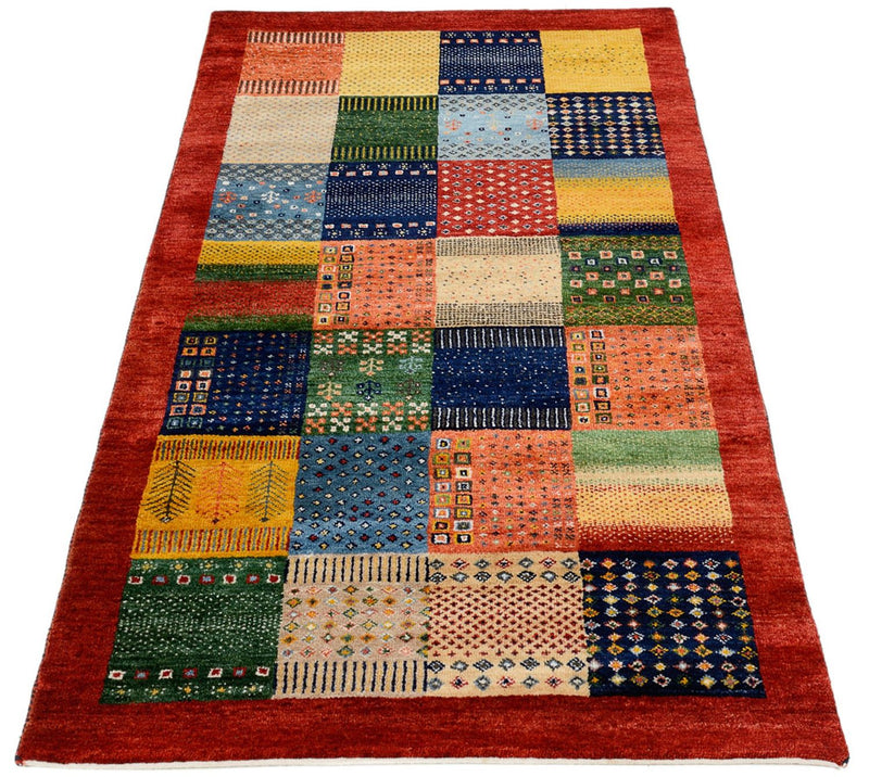 インド ロリバフト 絨毯 162x91cm - ウールラグ