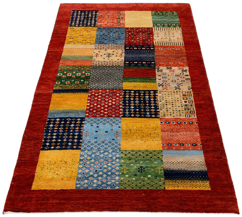 インド ロリバフト 絨毯 163x96cm - ウールラグ