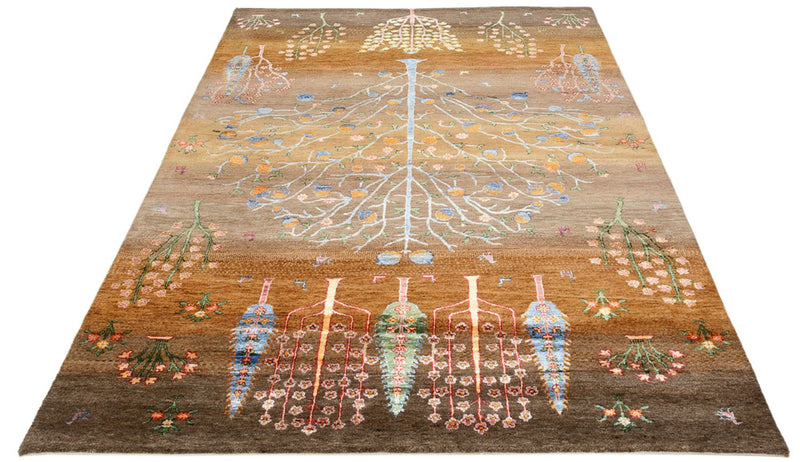 インド ロリバフト 絨毯 244x174cm - ウールラグ