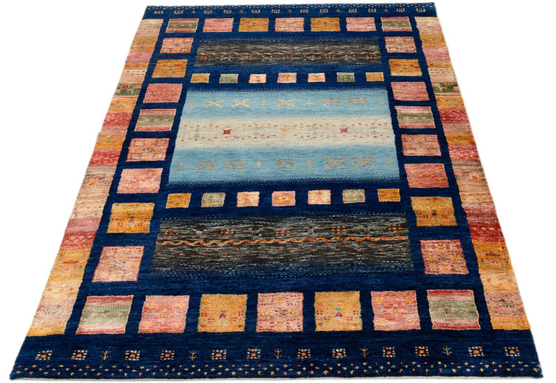 インド ロリバフト 絨毯 187x125cm - ウールラグ