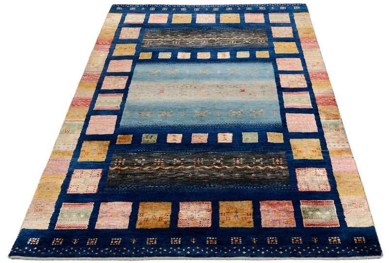 インド ロリバフト 絨毯 187x125cm - ウールラグ