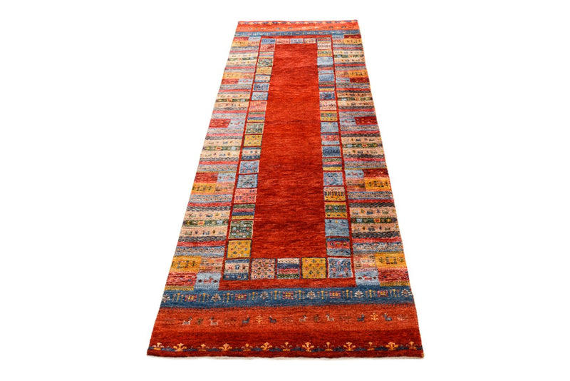インド ロリバフト 絨毯 249x82cm - ウールラグ