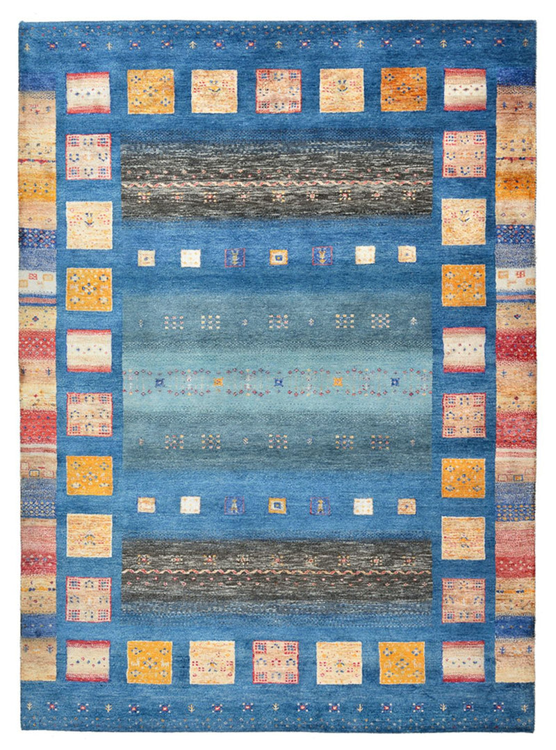 インド ロリバフト 絨毯 240x175cm - ウールラグ