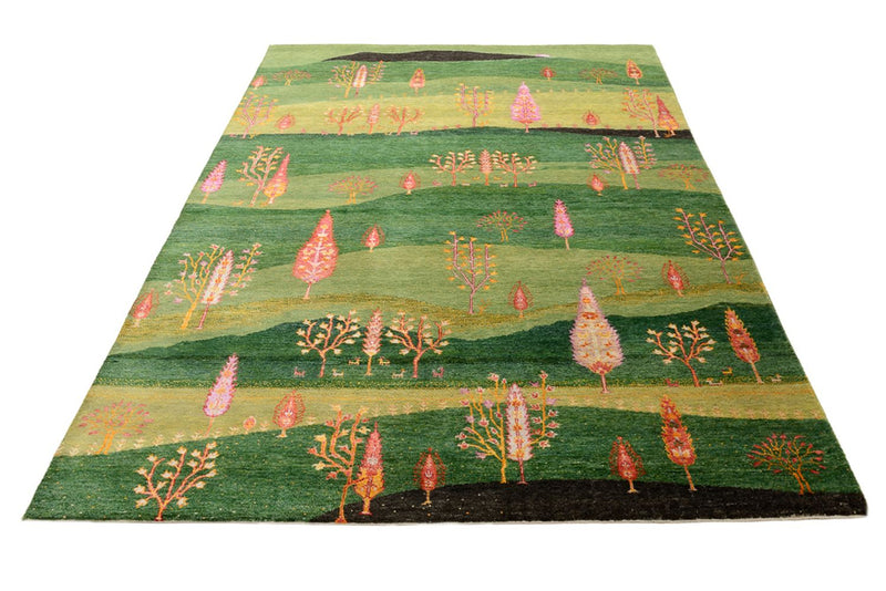インド ロリバフト 絨毯 247x172cm - ウールラグ