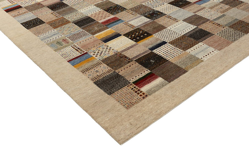 インド ロリバフト 絨毯 350x250cm - ウールラグ