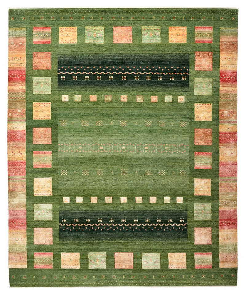 インド ロリバフト 絨毯 302x248cm - ウールラグ