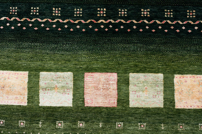 インド ロリバフト 絨毯 308x205cm - ウールラグ