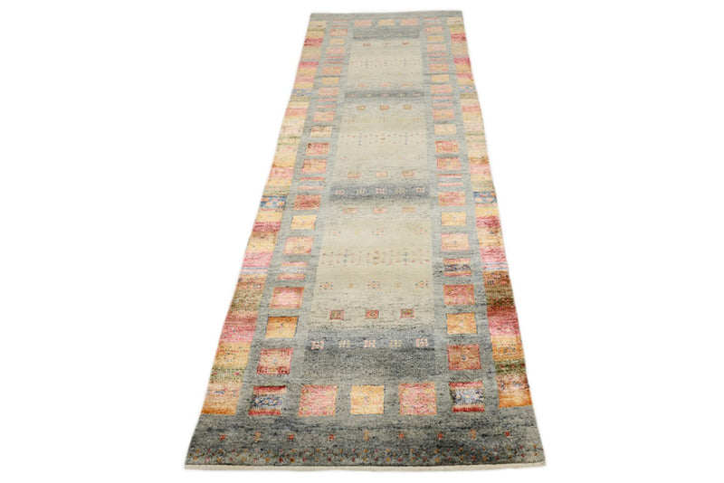 インド ロリバフト 絨毯 295x82cm - ウールラグ
