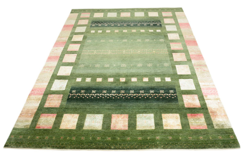 インド ロリバフト 絨毯 343x251cm - ウールラグ