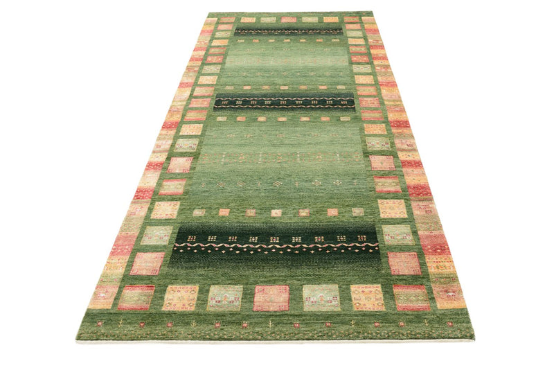 インド ロリバフト 絨毯 301x129cm - ウールラグ