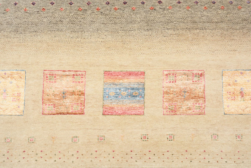 インド ロリバフト 絨毯 400x301cm - ウールラグ