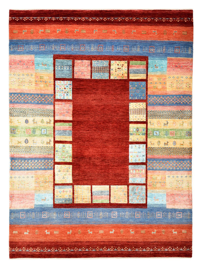 インド ロリバフト 絨毯 241x178cm - ウールラグ