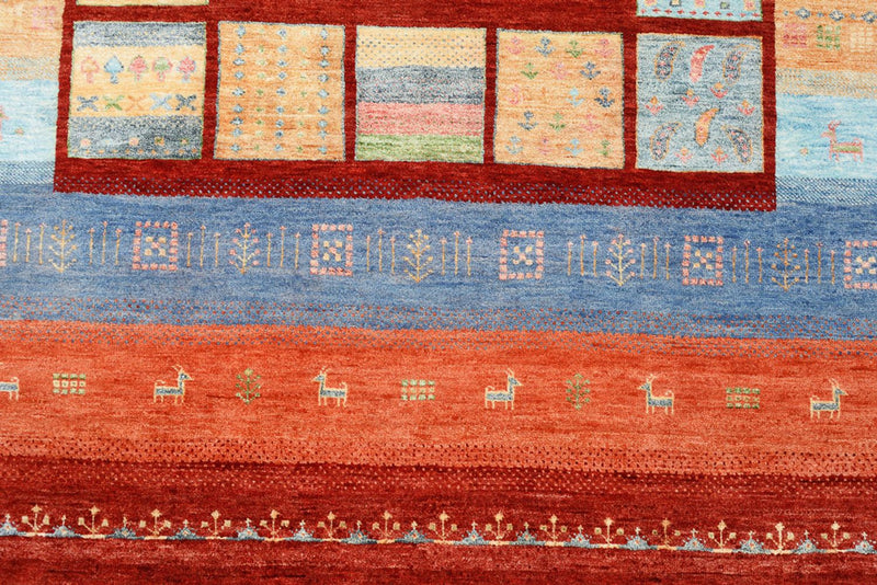インド ロリバフト 絨毯 241x178cm - ウールラグ