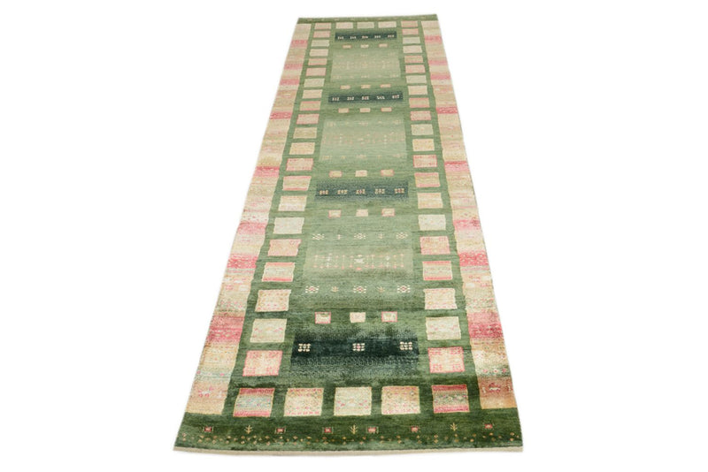 インド ロリバフト 絨毯 296x82cm - ウールラグ