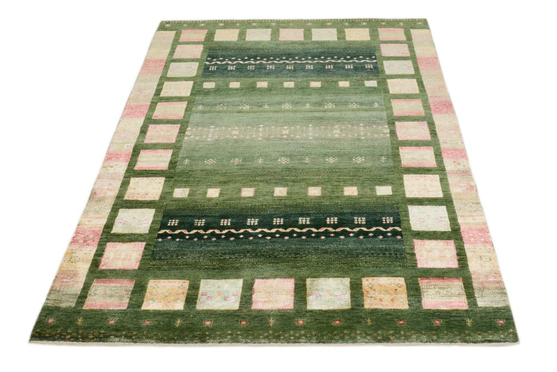 インド ロリバフト 絨毯 183x127cm - ウールラグ